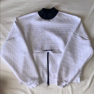 Adidas white sweatshirt